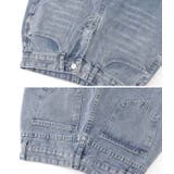 センタースリット入りストレートデニムパンツ 女性 レディース | レースレディース  | 詳細画像15 