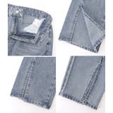 センタースリット入りストレートデニムパンツ 女性 レディース | レースレディース  | 詳細画像16 