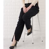 センタースリット入りストレートデニムパンツ 女性 レディース | レースレディース  | 詳細画像7 