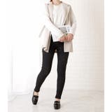 裏起毛ストレッチデニムパンツ 女性 レディース | レースレディース  | 詳細画像7 