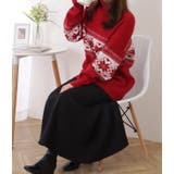 ノルディック柄タートルネックニットプルオーバー 女性 レディース | レースレディース  | 詳細画像16 