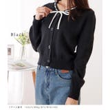モヘアリボンコンパクトVネックニットカーディガン 女性 レディース | レースレディース | 詳細画像3