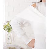 オフショル風カットアウトニットプルオーバー 女性 レディース | レースレディース  | 詳細画像16 