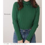 タートルネックベーシックリブニットプルオーバー 女性 レディース | レースレディース | 詳細画像16