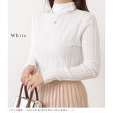 タートルネックベーシックリブニットプルオーバー 女性 レディース | レースレディース | 詳細画像9