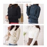 リブスリーブベーシックプチハイネックプルオーバー 女性 レディース | レースレディース | 詳細画像2