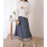 ケーブル柄ボリュームスリーブニットプルオーバー 女性 レディース | レースレディース | 詳細画像5