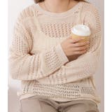 透かし編みコンパクトニット長袖プルオーバー 女性 レディース | レースレディース | 詳細画像5