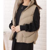 スタンドカラージップアップキルティングベスト 女性 レディース | レースレディース  | 詳細画像14 