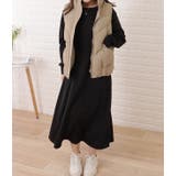 スタンドカラージップアップキルティングベスト 女性 レディース | レースレディース  | 詳細画像15 