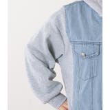 デニムドッキングフーデットスウェットコート 女性 レディース | レースレディース  | 詳細画像18 