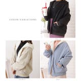 リバーシブルフーデットMA 1ゆるジャケット 女性 | レースレディース | 詳細画像2