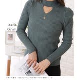 プチハイネックカットアウトニットプルオーバー 女性 レディース | レースレディース  | 詳細画像6 