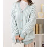 ボタン付き千鳥格子柄ジャケットライクカーディガン 女性 レディース | レースレディース  | 詳細画像17 
