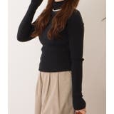タートルネックメロウフィンガーホールニットプルオーバー 女性 レディース | レースレディース  | 詳細画像4 