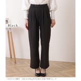 バックポケット付きウエストタックストレートパンツ 女性 レディース | レースレディース  | 詳細画像3 