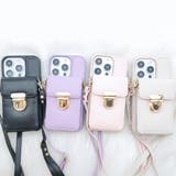 ポケット付き2WAYレザー調スクエアiPhoneケース 女性 レディース | レースレディース | 詳細画像1