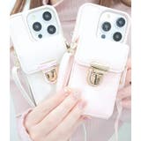 ポケット付き2WAYレザー調スクエアiPhoneケース 女性 レディース | レースレディース | 詳細画像12