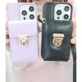 ポケット付き2WAYレザー調スクエアiPhoneケース 女性 レディース | レースレディース | 詳細画像7