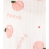 ピーチ柄フランネルストライプかぶりルームウエア 女性 レディース | レースレディース  | 詳細画像20 