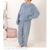 アルファベット刺繍付きふわもこルームウエア 女性 レディース | レースレディース | 詳細画像11