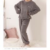 アルファベット刺繍付きふわもこルームウエア 女性 レディース | レースレディース | 詳細画像15