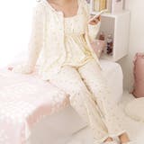 【3点セット】小花柄キャミソール×パンツ×カーディガンルームセット 女性 レディ… | レースレディース  | 詳細画像1 