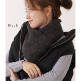 ミックスカラー厚手ニットマフラー 女性 レディース | レースレディース | 詳細画像3