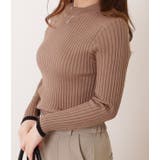 配色ラインプチハイネックリブニットプルオーバー 女性 レディース | レースレディース  | 詳細画像10 