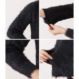 ビッグボタンコンパクトシャギーニットカーディガン 女性 レディース | レースレディース  | 詳細画像19 