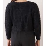 ビッグボタンコンパクトシャギーニットカーディガン 女性 レディース | レースレディース  | 詳細画像7 