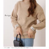 ネームタグ付きハイネックベーシックニットプルオーバー 女性 レディース | レースレディース | 詳細画像7