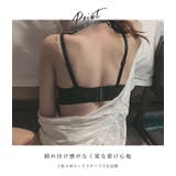 サテン調リボンレースノンワイヤーブラ&ショーツセット 女性 レディース | レースレディース  | 詳細画像6 