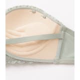 凹凸ミニレース1 2カップ2WAYブラ&ショーツセット 女性 | レースレディース  | 詳細画像17 