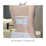 サテンリボン花柄フリルノンワイヤーブラ&ショーツセット 女性 レディース | レースレディース | 詳細画像7