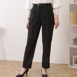 ワンタックカラーテーパードベーシックパンツ 女性 レディース | レースレディース  | 詳細画像1 