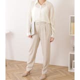 ワンタックカラーテーパードベーシックパンツ 女性 レディース | レースレディース  | 詳細画像13 