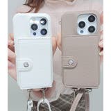 カードポケット付き2WAYレザー調iPhoneケース 女性 レディース | レースレディース | 詳細画像10