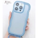ストラップ付きクリアカラーウエーブシリコンiPhoneカバー 女性 レディース | レースレディース | 詳細画像13