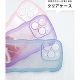 ストラップ付きクリアカラーウエーブシリコンiPhoneカバー 女性 レディース | レースレディース | 詳細画像20