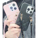 2WAYキルティングポケット付きiPhoneケース 女性 レディース | レースレディース  | 詳細画像10 