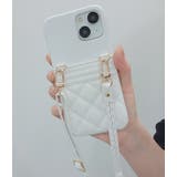 2WAYキルティングポケット付きiPhoneケース 女性 レディース | レースレディース  | 詳細画像13 