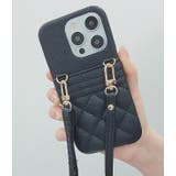 2WAYキルティングポケット付きiPhoneケース 女性 レディース | レースレディース  | 詳細画像9 
