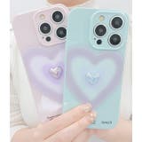 ハートグラデーションソフトiPhoneケース 女性 レディース | レースレディース  | 詳細画像6 