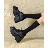 レザー調 レースアップ 厚底 | レースレディース | 詳細画像2