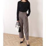 ボートネックカシミヤタッチスフレニットプルオーバー 女性 レディース | レースレディース  | 詳細画像5 