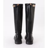 レザー調ロングジョッキーブーツ 女性 レディース | レースレディース  | 詳細画像16 