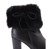 レザー調ファー付きハイヒールショートブーツ 女性 レディース | レースレディース  | 詳細画像19 