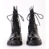 レザー調ショート丈トラックソールレースアップブーツ 女性 レディース | レースレディース | 詳細画像15