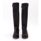 バックリボンミドルヒールニーハイブーツ 女性 レディース | レースレディース  | 詳細画像13 